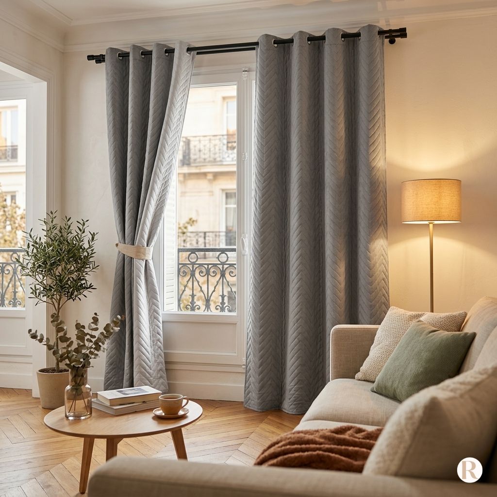 Rideau anti bruit 30db - Gris