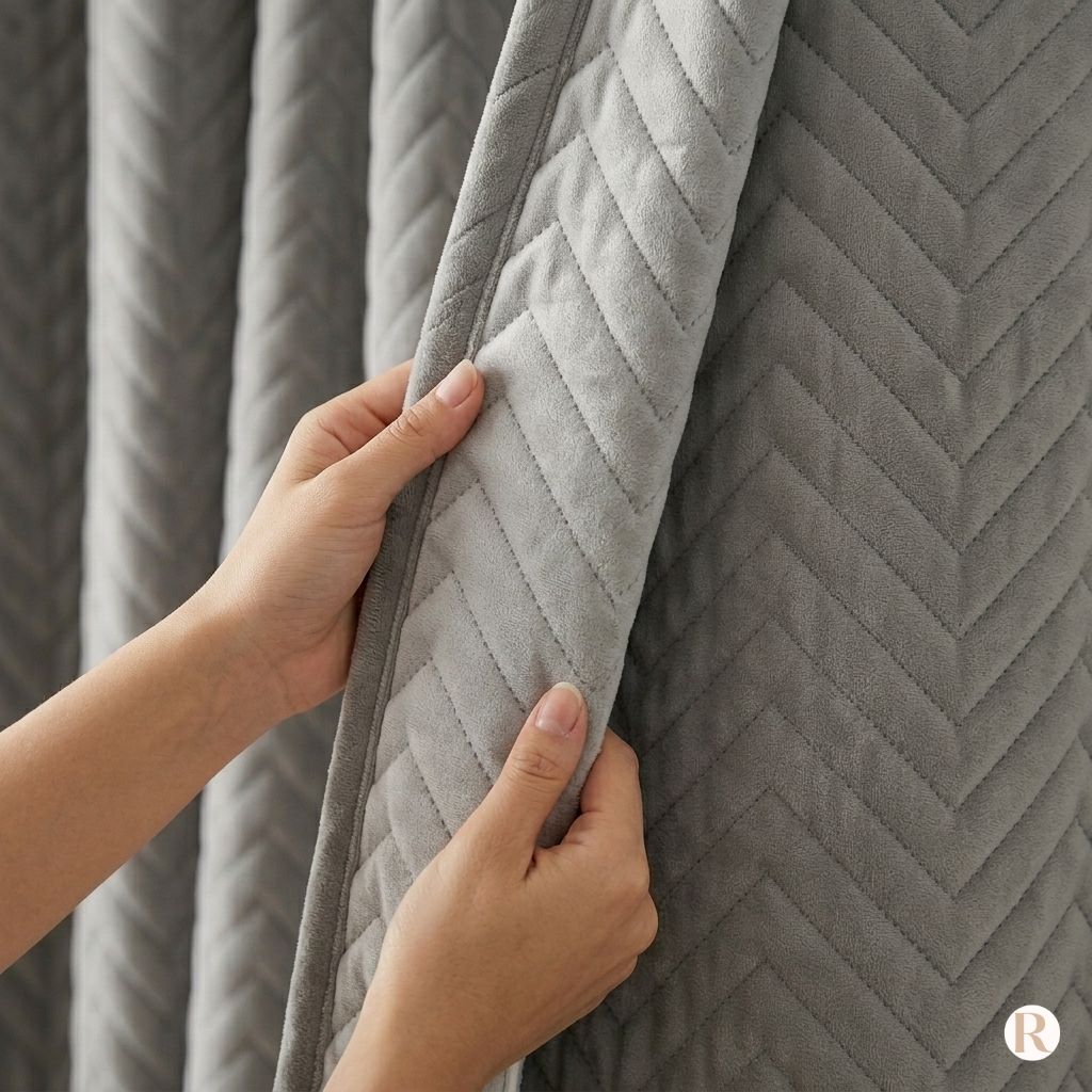Rideau anti bruit 30db - Gris