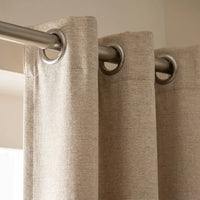 Rideau Beige Chiné - oeillets