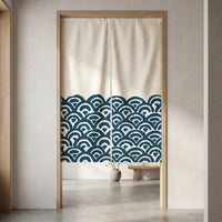 Rideau de porte en lin japonais – Formes - situation