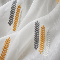 Rideau Voilage - Épis De Blé - détail de texture du tissu voilage