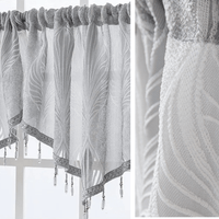 Rideau Fenetre Cuisine Gris