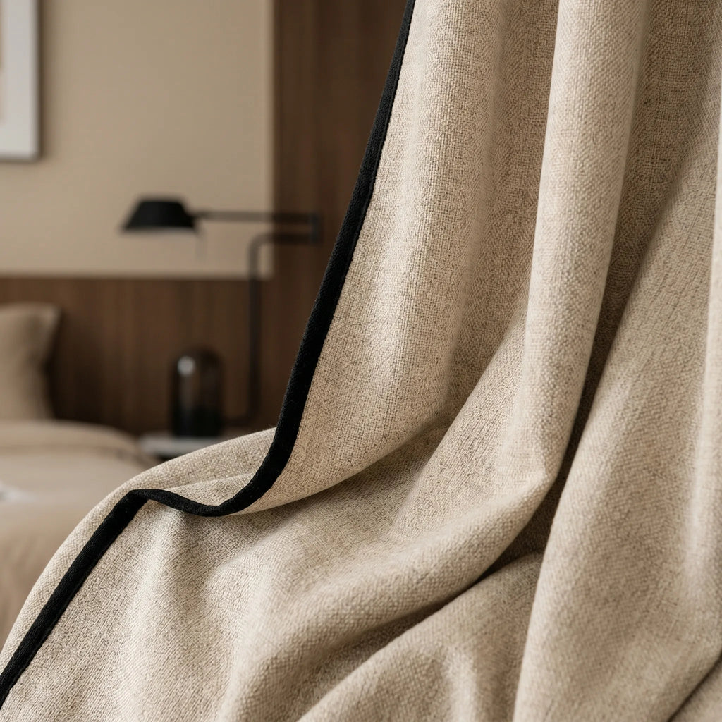Rideau Lin - Naturel - texture