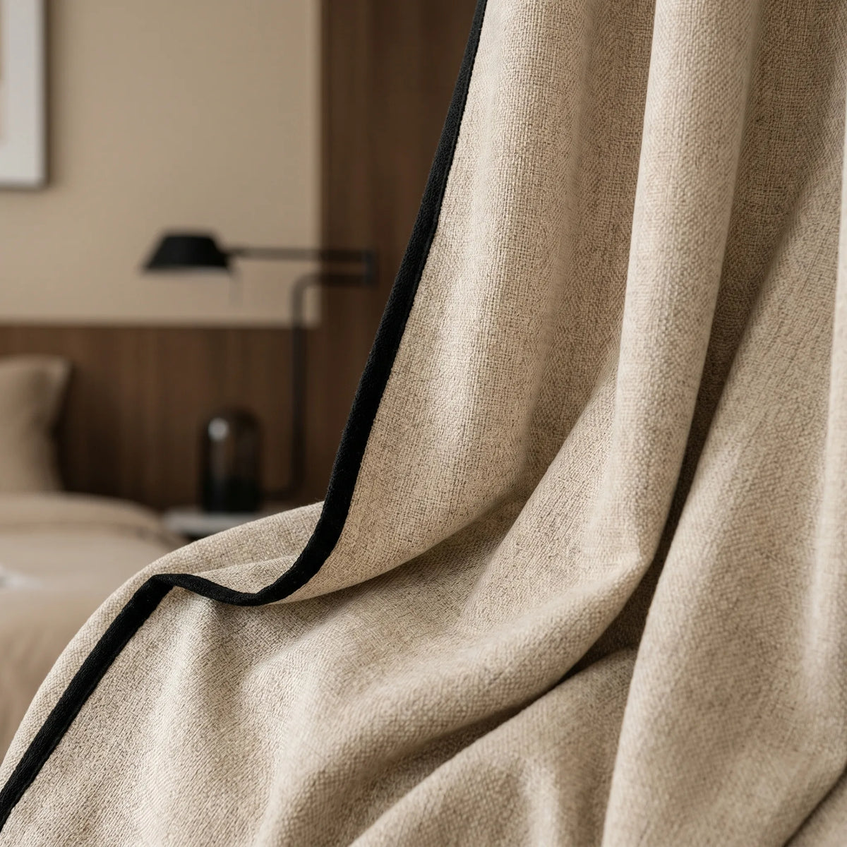 Rideau Lin - Naturel - texture
