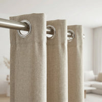 Rideau Occultant - Beige Crème - oeillets