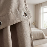 Rideau Occultant - Taupe - closeup