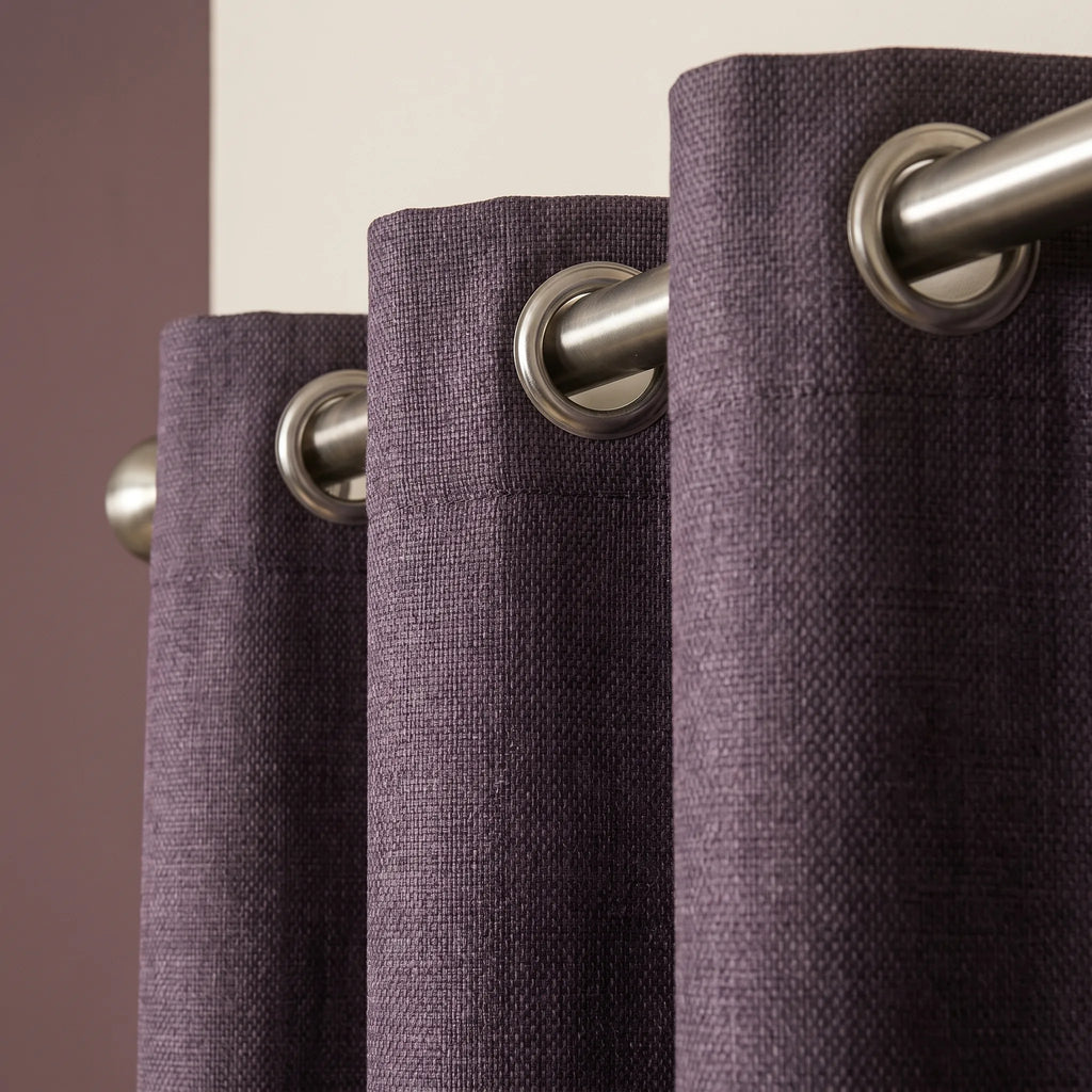 Rideau Occultant - Violet Foncé - oeillets