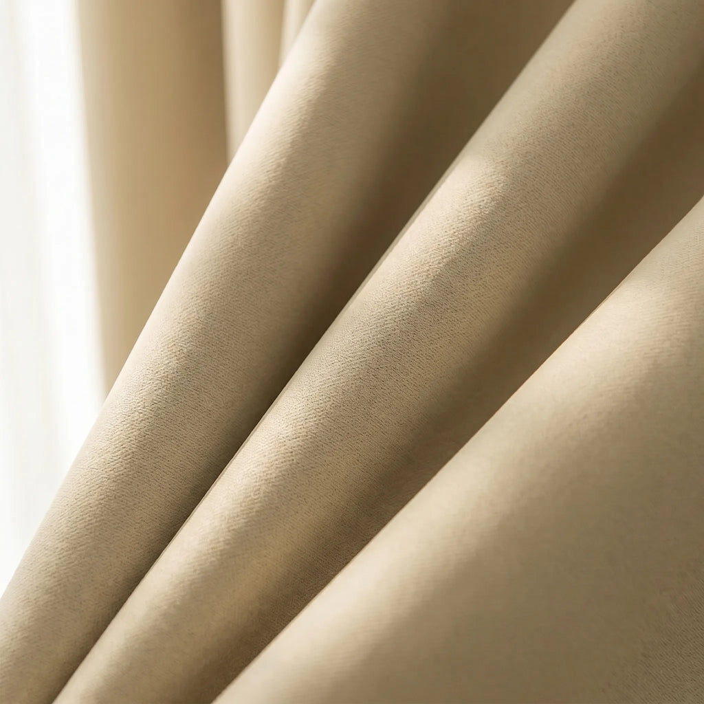 Rideau Semi Occultant - Beige Clair - texture