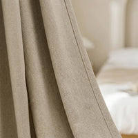 Rideau Semi Occultant - Beige Taupe - closeup