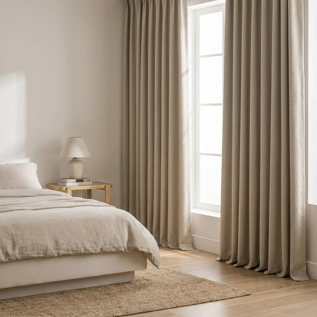 Rideau Semi Occultant - Beige Taupe - situation