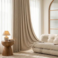 Rideau Semi Occultant - Beige Tressé - situation