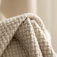 Rideau Semi Occultant - Beige Tressé - texture