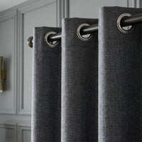 Rideau Semi Occultant - Gris Clair - oeillets