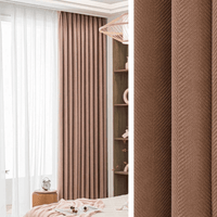 Rideau Semi Occultant - Rose Terracotta