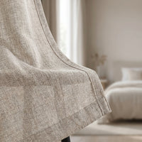 Rideau Semi Occultant - Taupe - closeup
