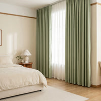 Rideau Semi Occultant - Vert Amande - situation