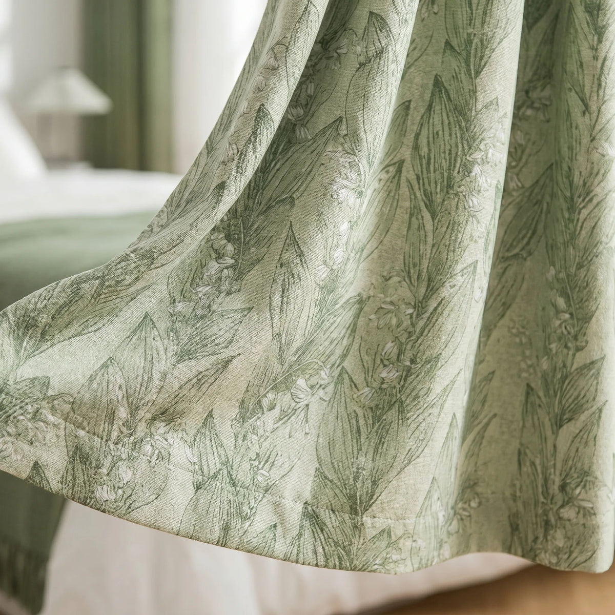 Rideau Vert Motif - closeup