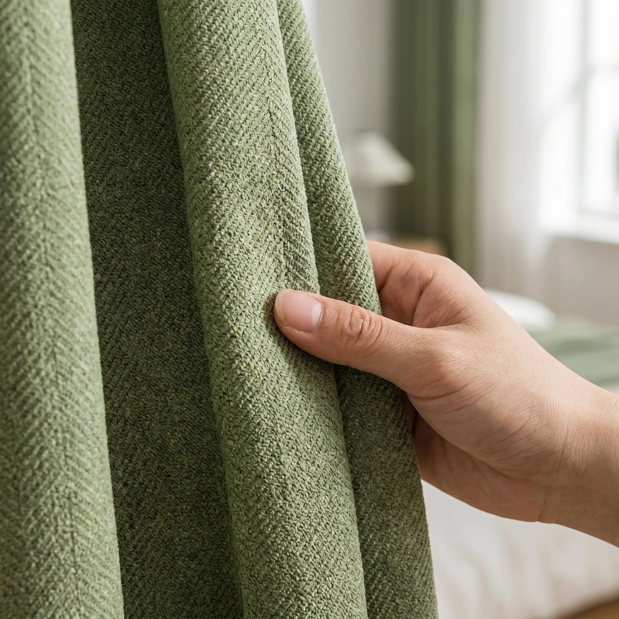 Rideau Vert Motif - texture