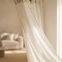 Rideau Voilage - Beige clair - closeup