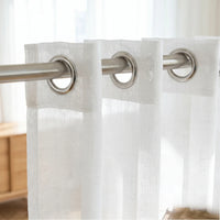 Rideau Voilage - Blanc - oeillets