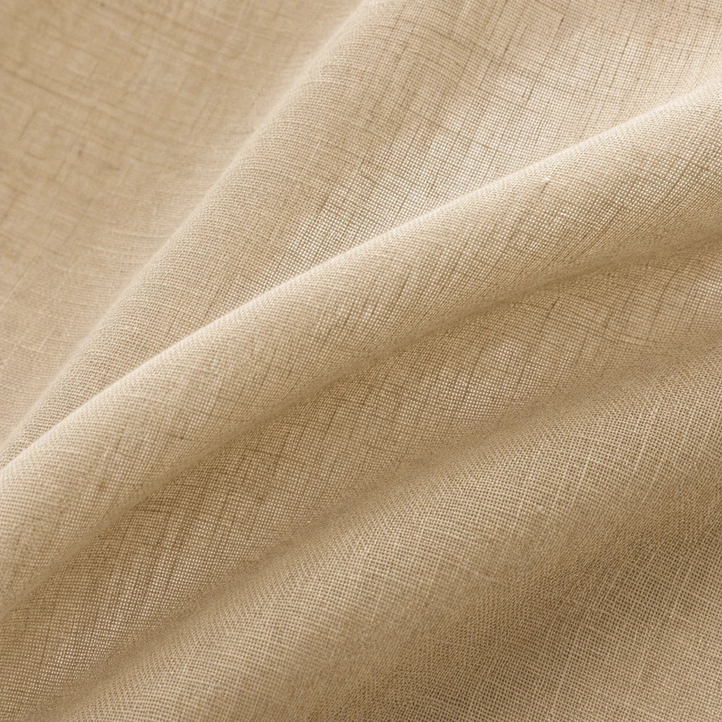 Rideau Voilage - Sable - détail de texture du tissu voilage