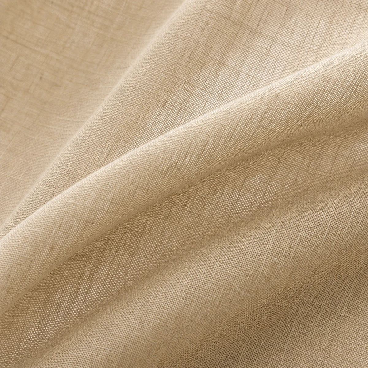 Rideau Voilage - Sable - détail de texture du tissu voilage
