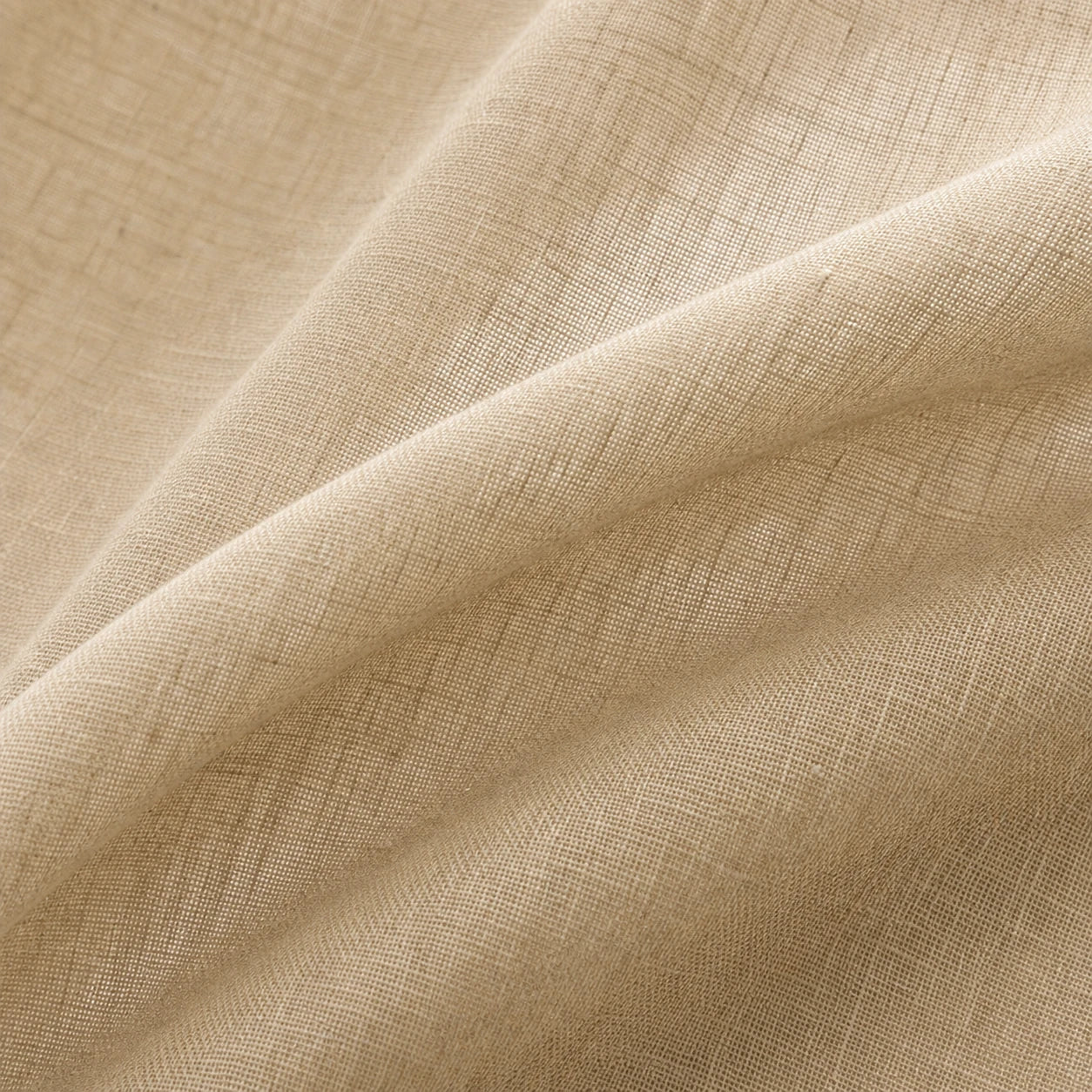 Rideau Voilage - Sable - détail de texture du tissu voilage