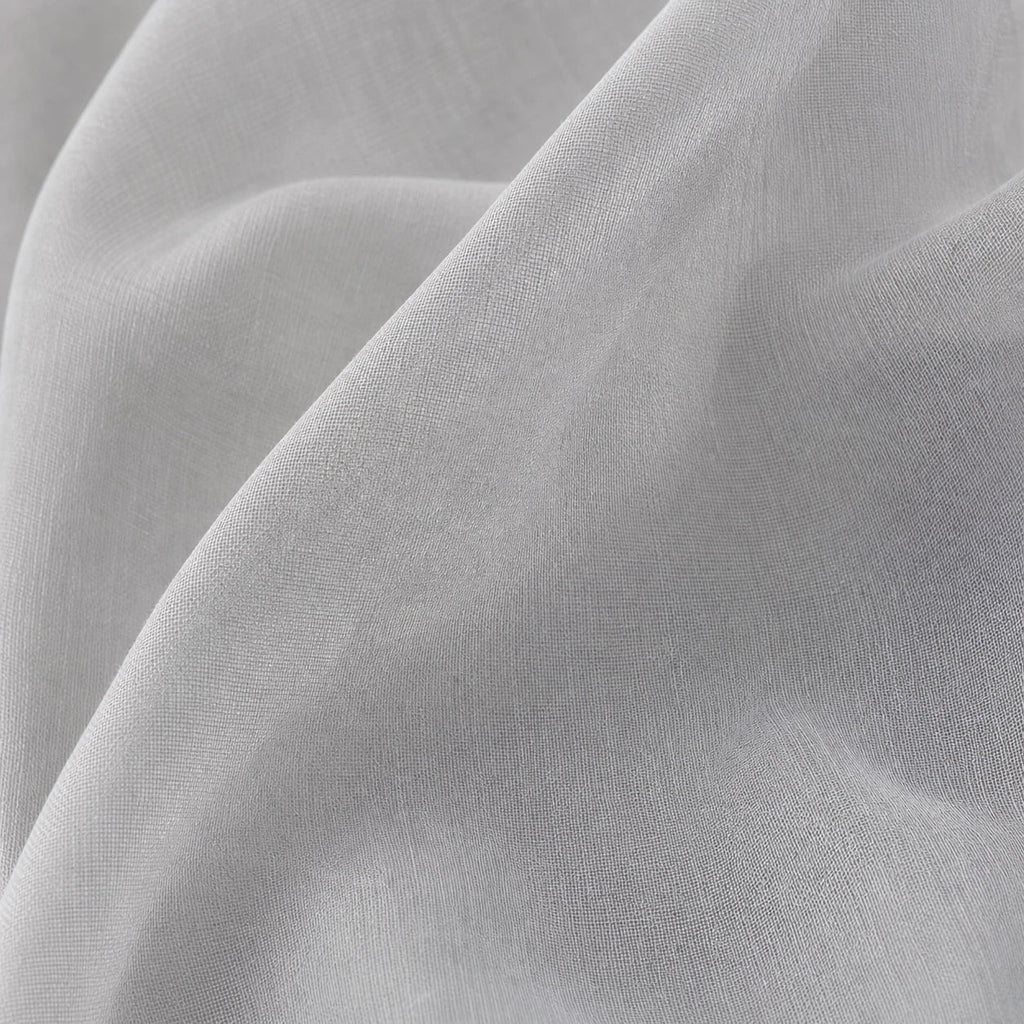 Rideau Voilage - Gris - détail de texture du tissu voilage