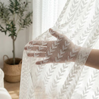Rideau Voilage - Sylvaire Blanc - texture