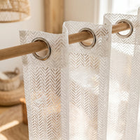 Rideau Voilage - Zéphira Blanc - oeillets