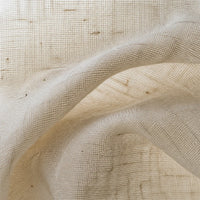 Rideaux Lin - Voilage Cuisine Naturel - détail de texture du tissu voilage