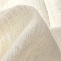 Rideaux Lin - Voilage Ecru - détail de texture du tissu voilage